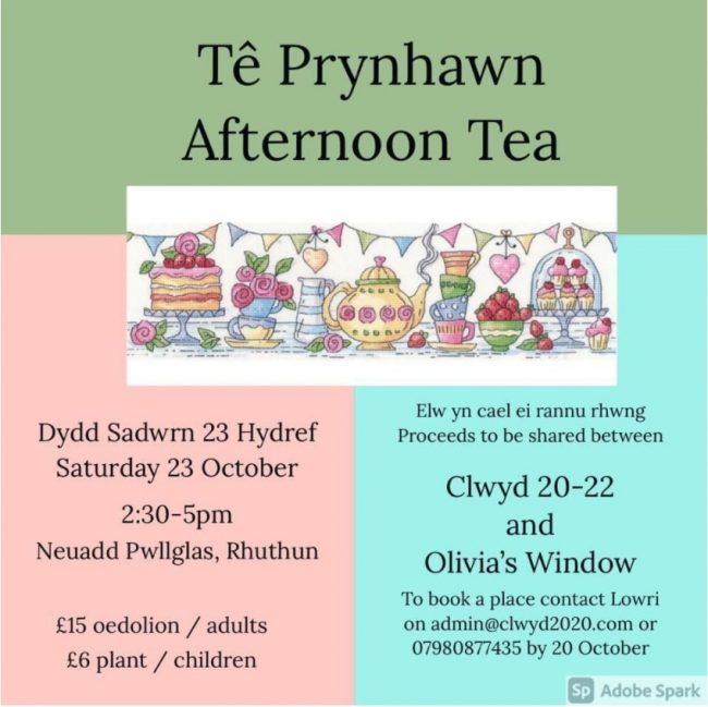 Afternoon tea fundraiser